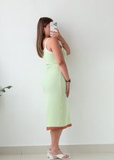Size XS-S Mint Green Ribbed Midi Dress