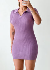 Size S-M Lavender Polo Mini Dress